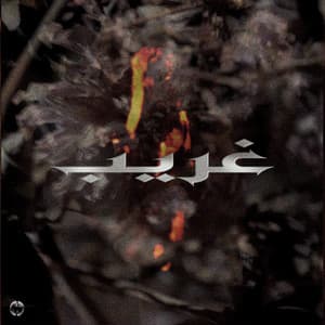 a dark background with the word 'Ghareeb' in bold white letters, with a yellow and white gradient